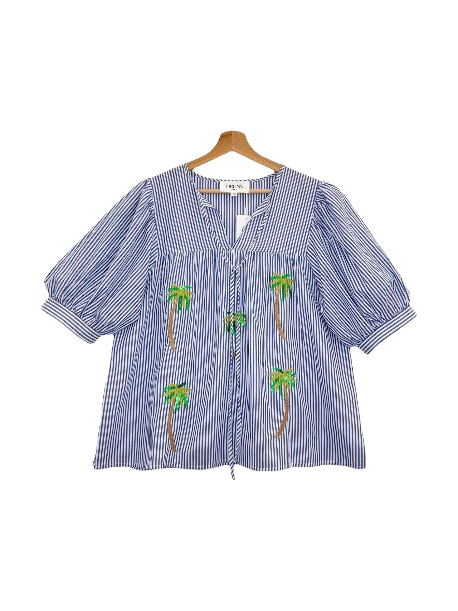 Blouse Santorin à broderies
