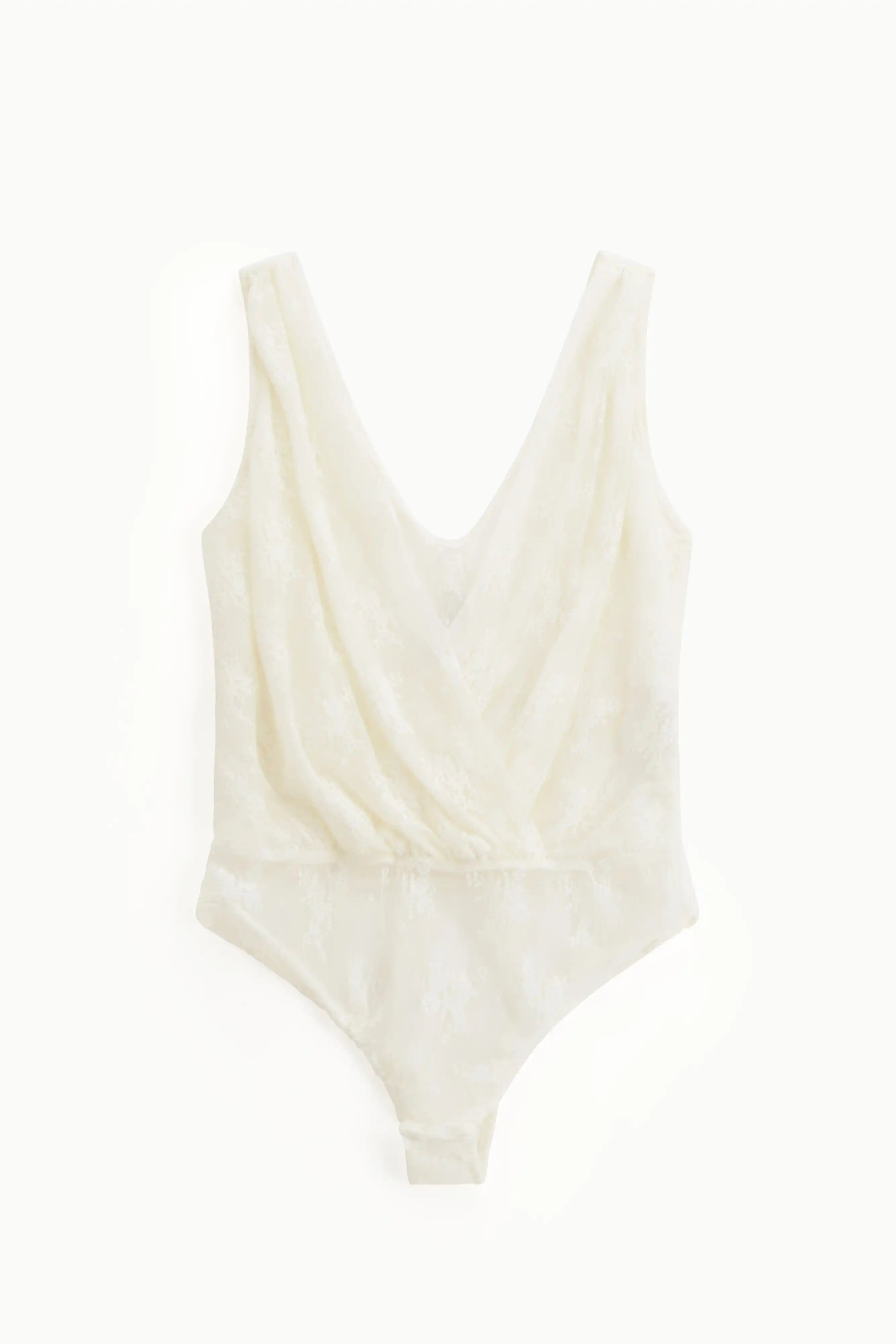 Body Imperial en dentelle Avorio