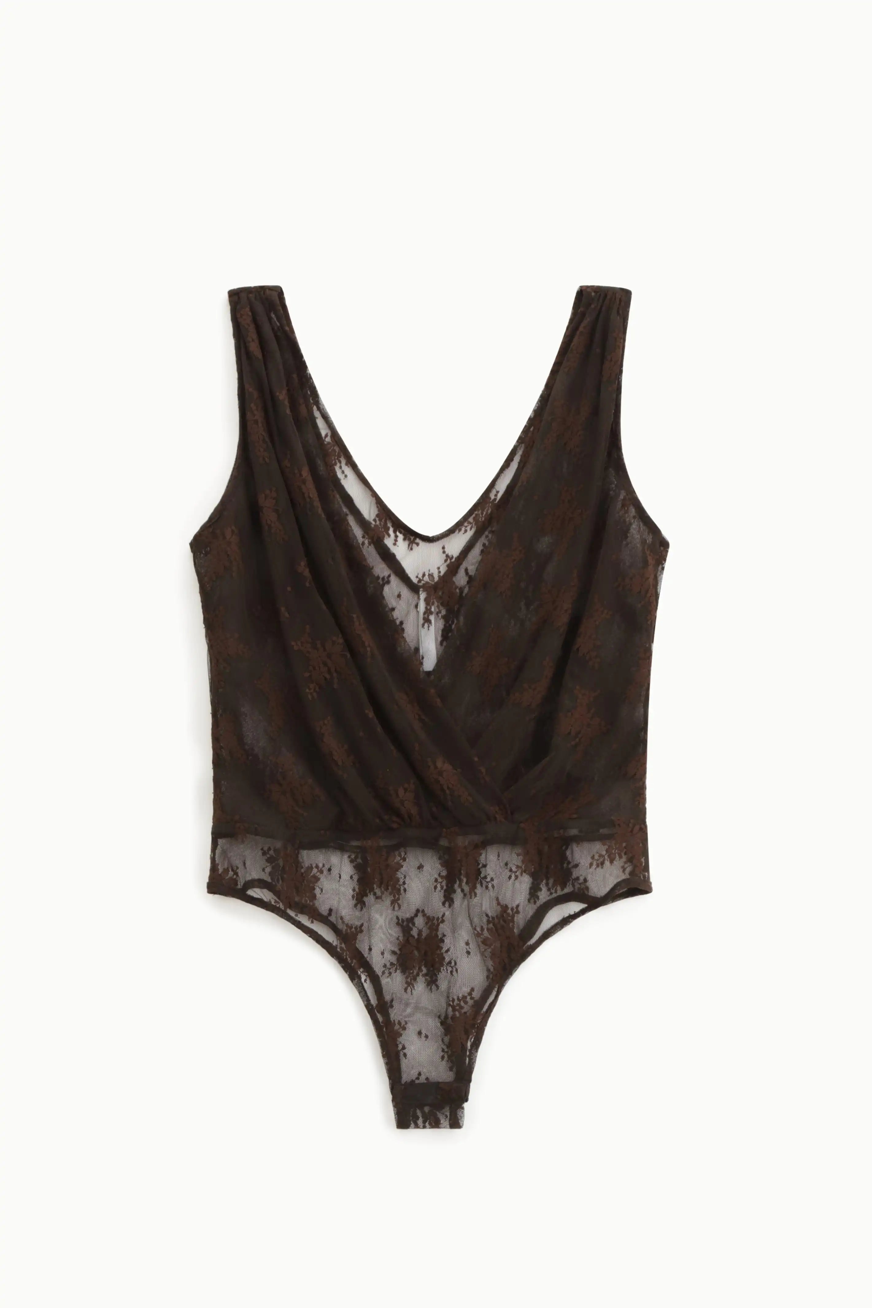 Body Imperial en dentelle Cioccolato