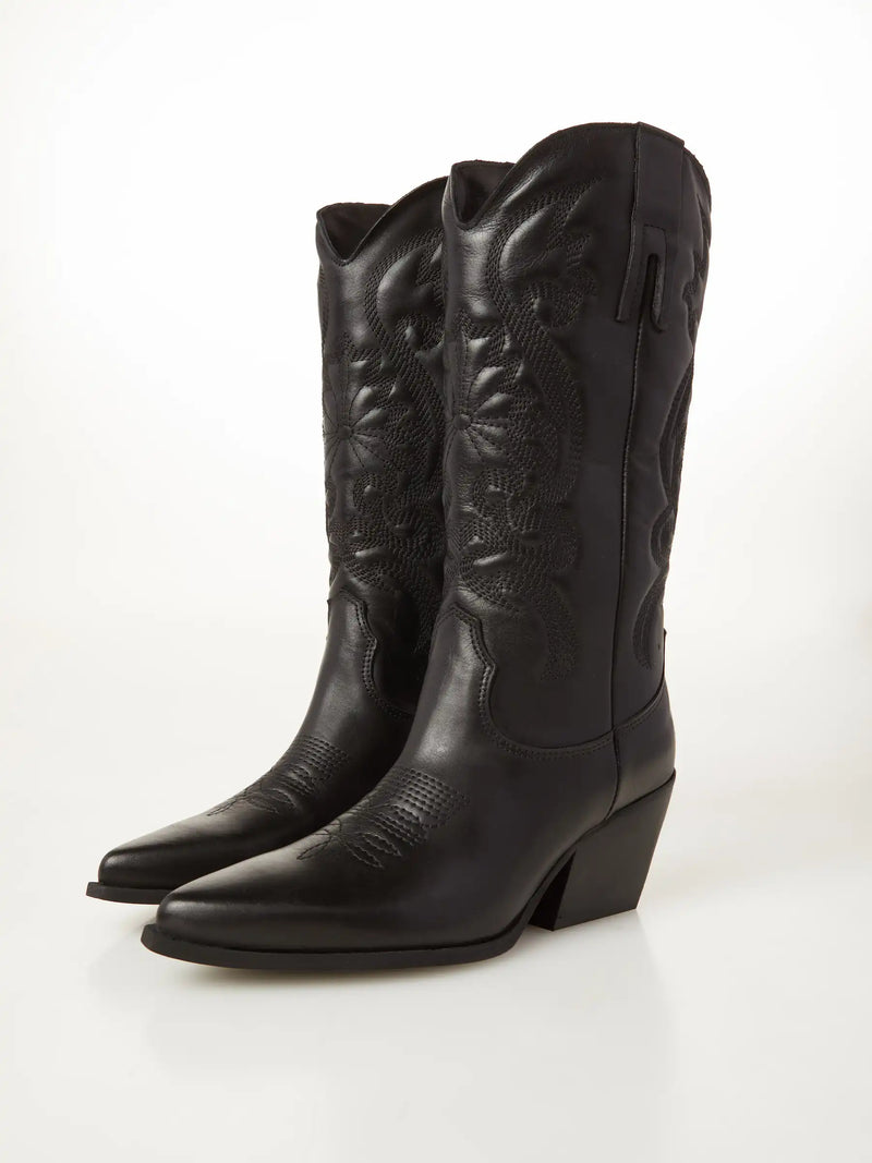 Santiags Ovyé Cowboy Noir