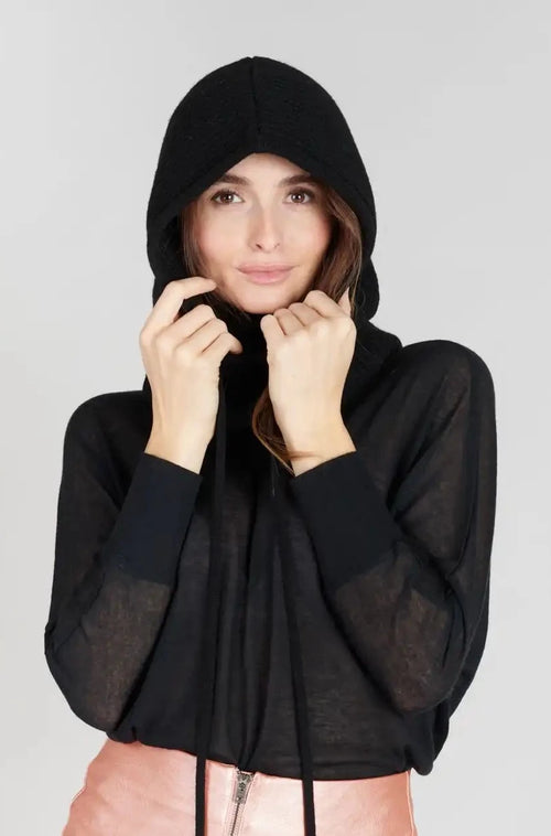 Capuche Cagoule Maevy Noir