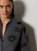 Cardigan Notshy Graphity Charbon/Noir
