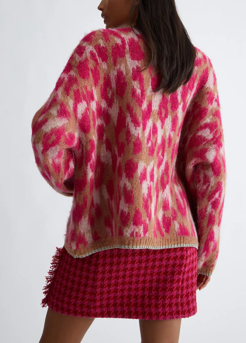 Cardigan Liu Jo Animalier Glam Macula
