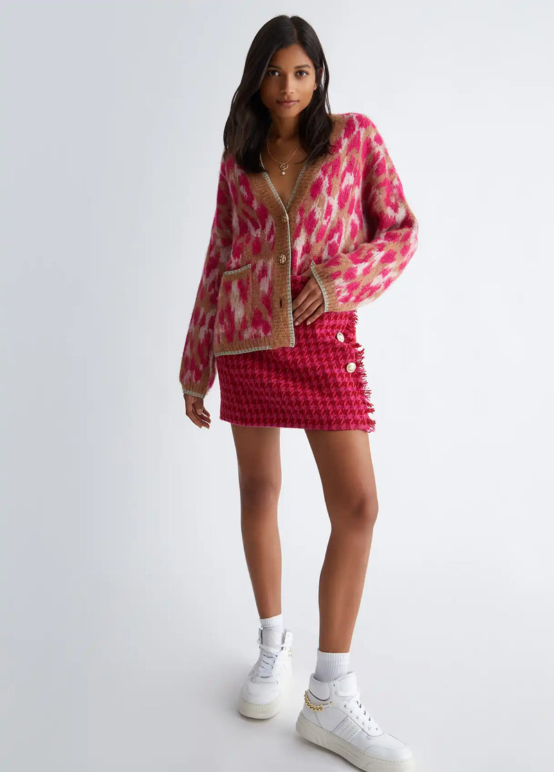 Cardigan Liu Jo Animalier Glam Macula