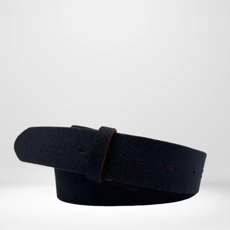 Ceinture Yolète Cuir Glity "Paillettes" Nero
