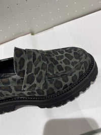 Mocassins Semerdjian Léopard Grigio