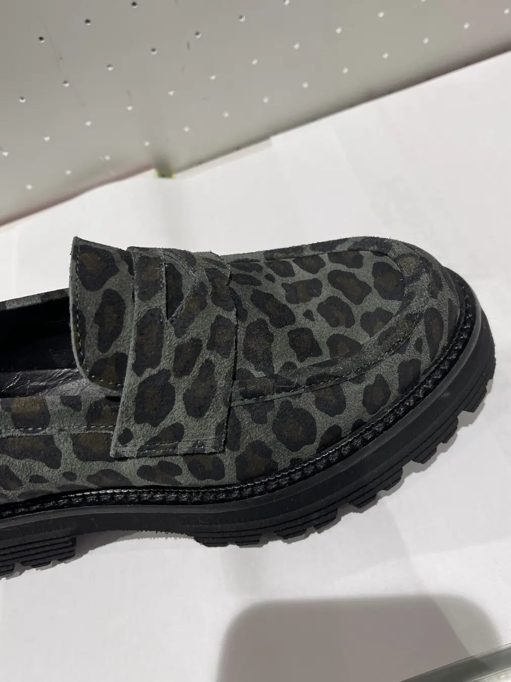 Mocassins Semerdjian Léopard Grigio