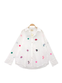 Chemise Mykonos à broderies