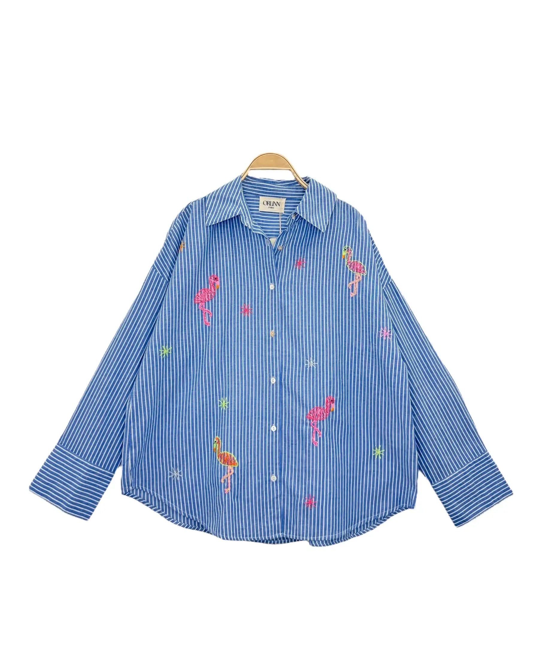 Chemise Milos à broderies