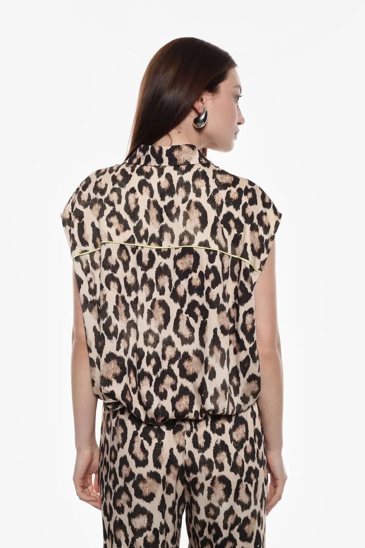 Chemise Imperial léopard Beige/Nero