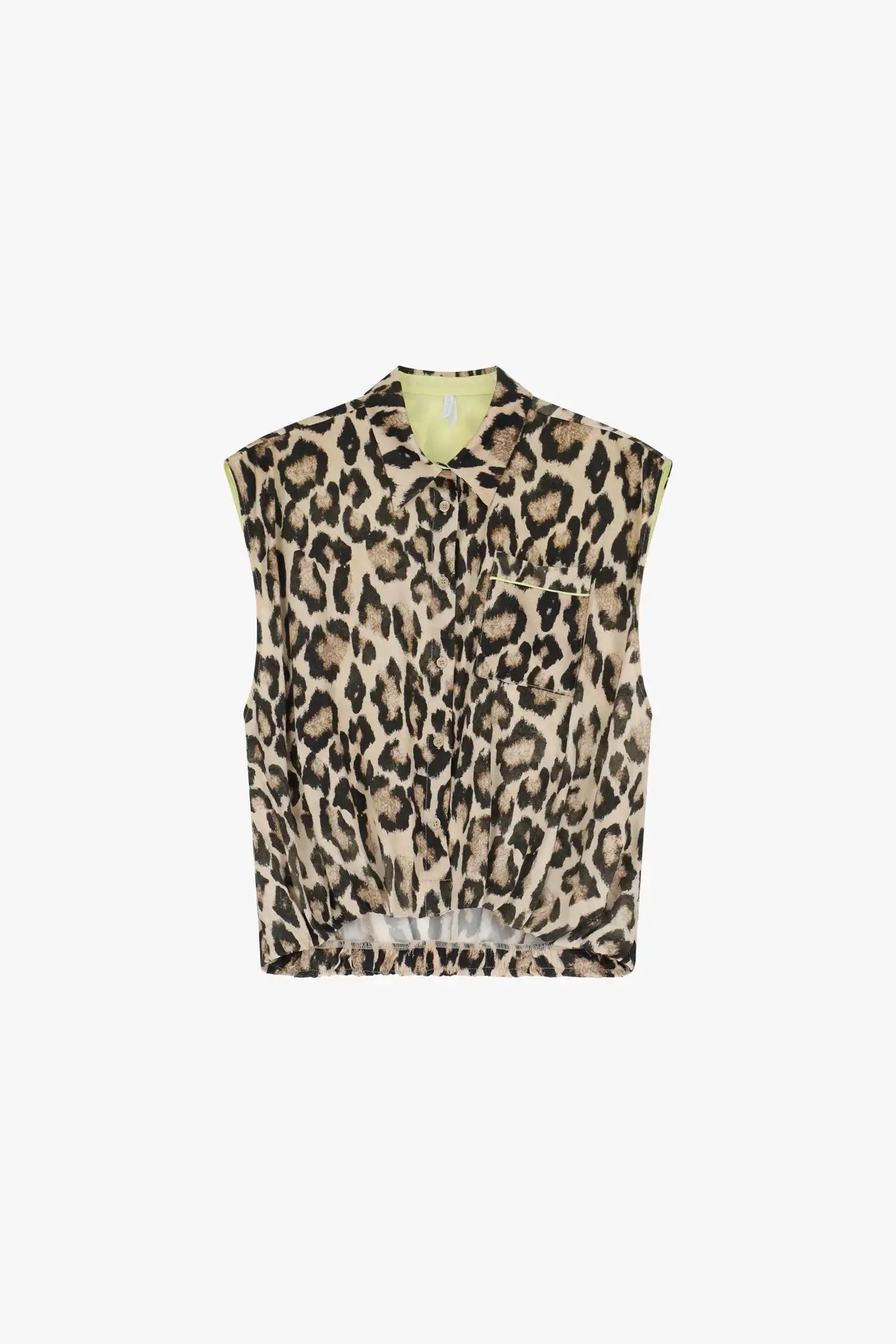 Chemise Imperial léopard Beige/Nero