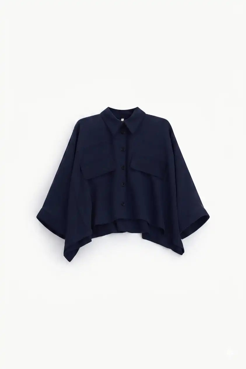 Chemise courte Imperial Blu
