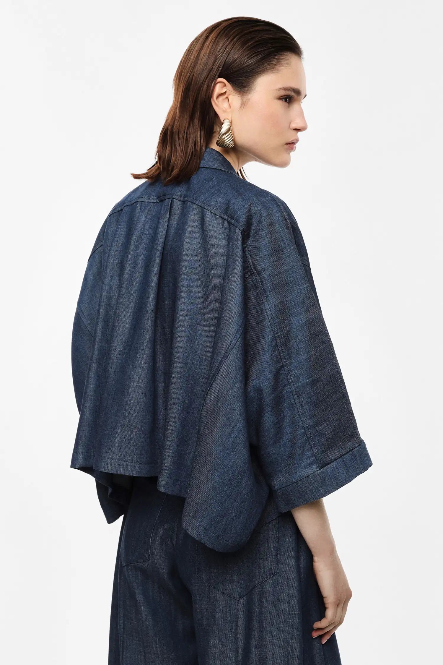 Chemise courte Imperial Blu Denim