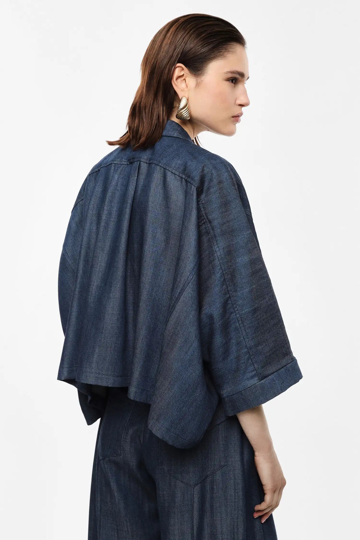 Chemise courte Imperial Blu Denim
