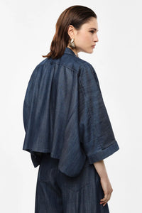 Chemise courte Imperial Blu Denim