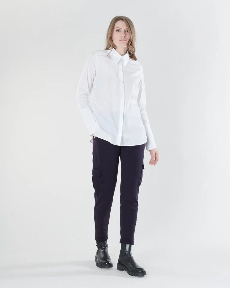 Chemise Hana San Fedora Blanc Optique