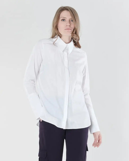 Chemise Hana San Fedora Blanc Optique