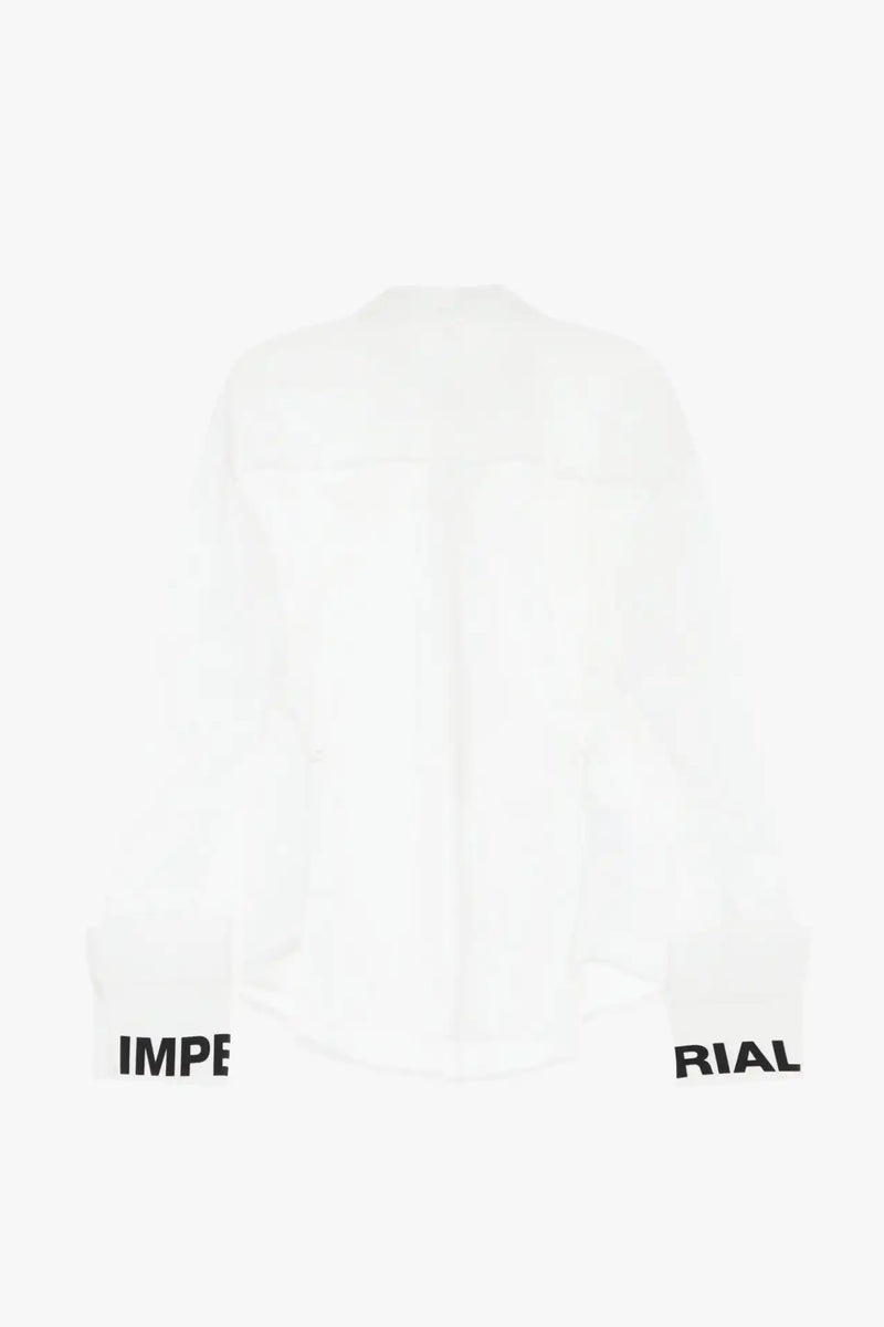 Chemise Imperial logo poignets Bianco
