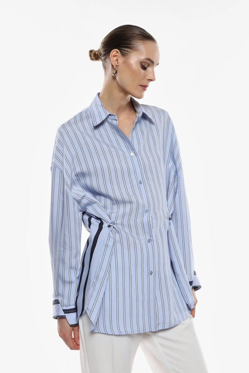 Chemise Imperial à rayures Azzurro/Blu