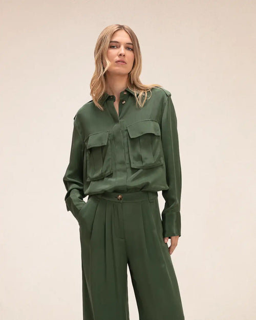 Chemise Karma Koma Indiana Duck Green