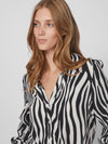 Chemise zèbre Vila Vifini Black