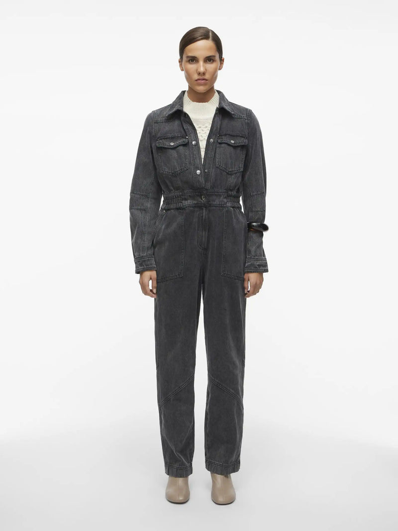 Combinaison Rouge by Vila Rounova Black Denim