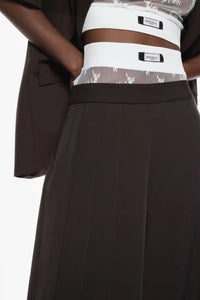 Short Imperial en dentelle Bianco