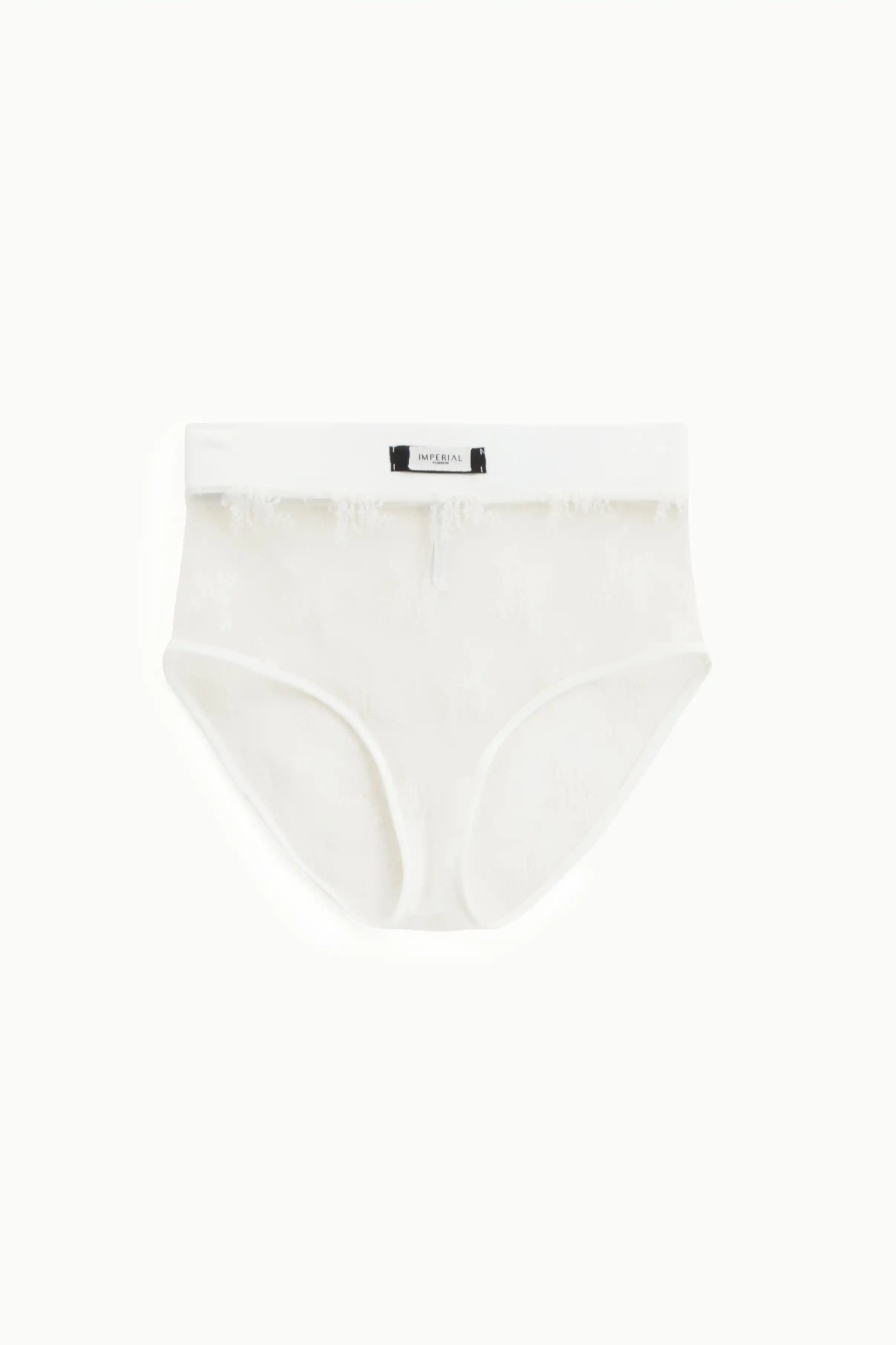 Short Imperial en dentelle Avorio