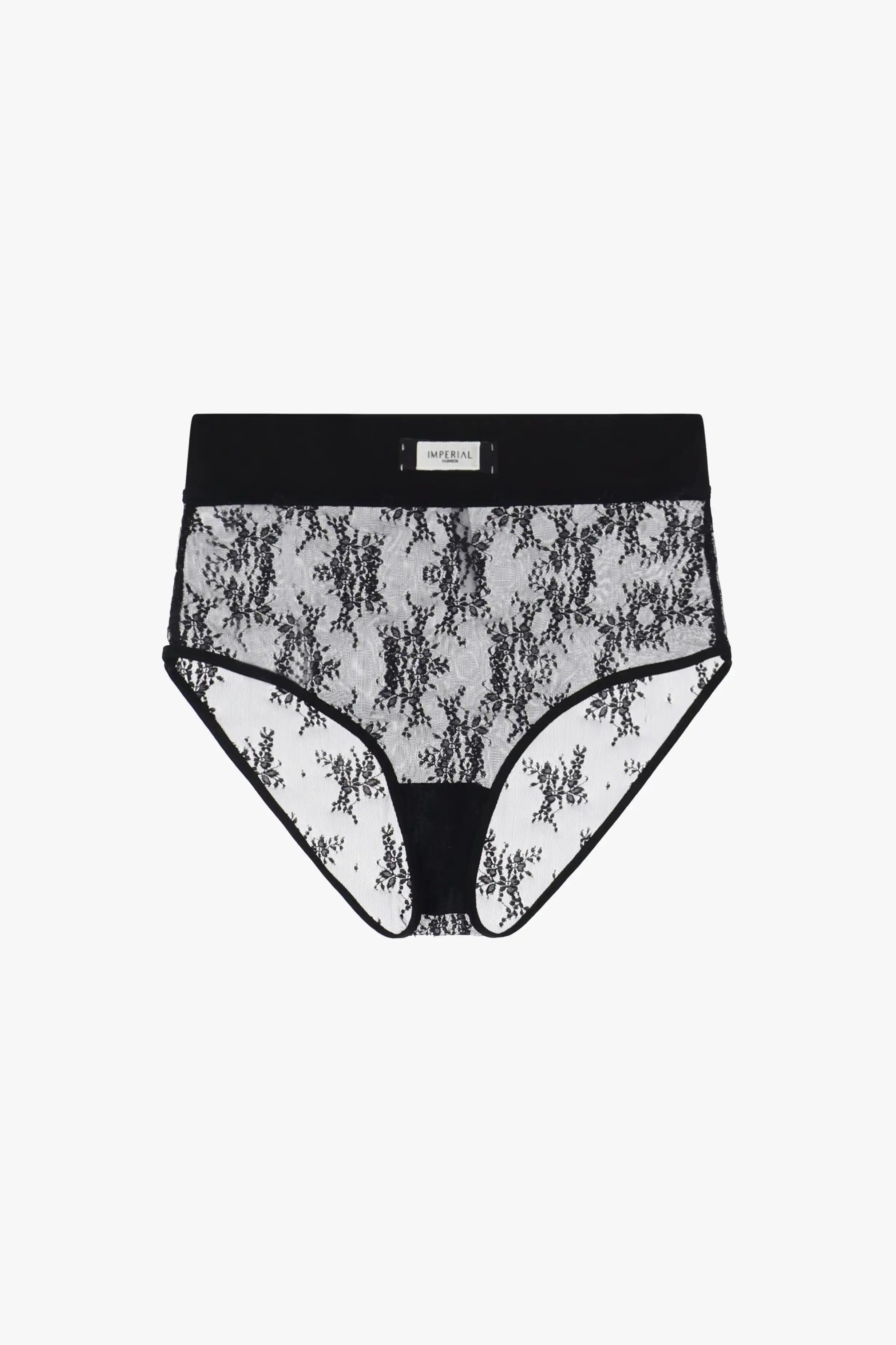 Short Imperial en dentelle Nero