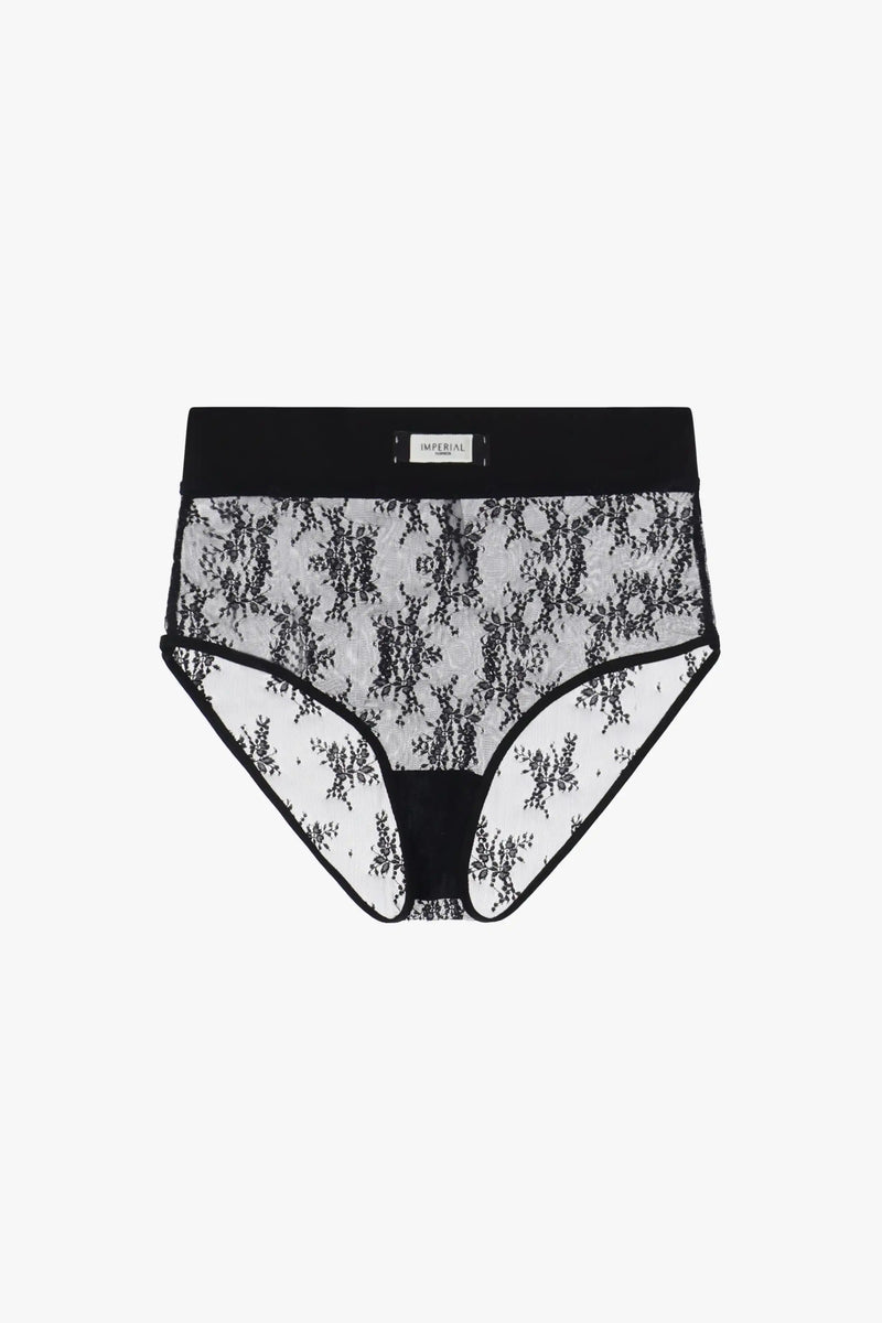 Short Imperial en dentelle Nero