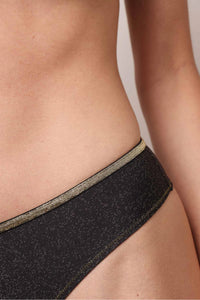 Tanga La Nouvelle Ines Noir Lurex