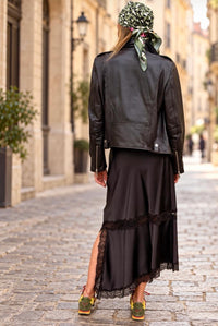 Jupe longue Imperial marron foncé