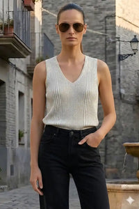 Débardeur en maille Dixie Oro chiaro