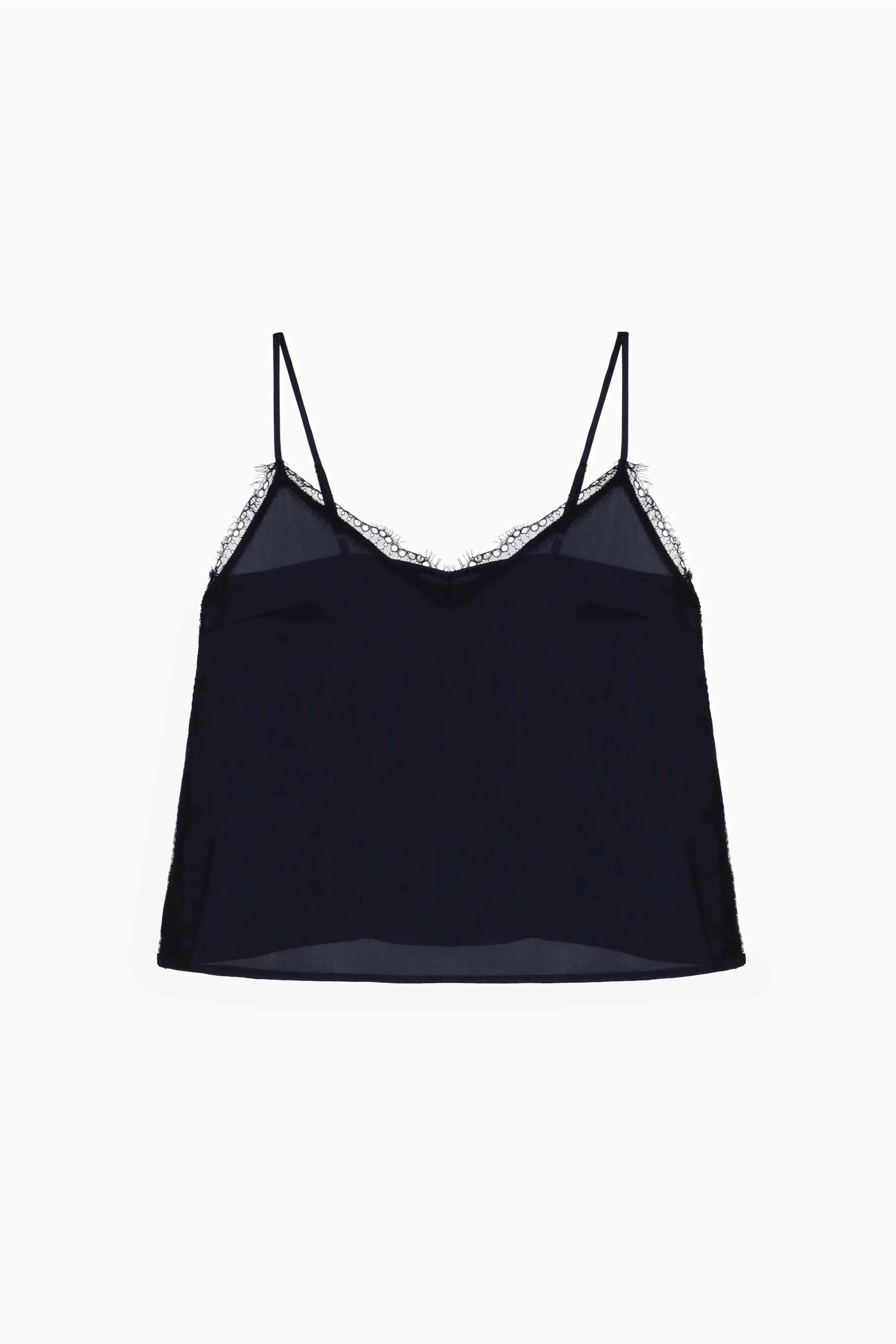 Débardeur Imperial dentelle Navy