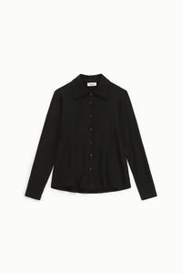 Chemise Dixie fluide col pointu Nero