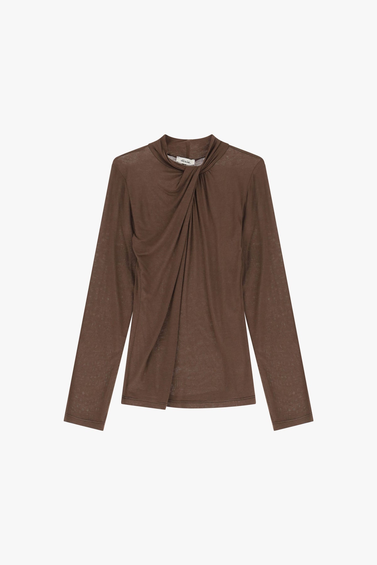 Top col drape Dixie manches longues Moro