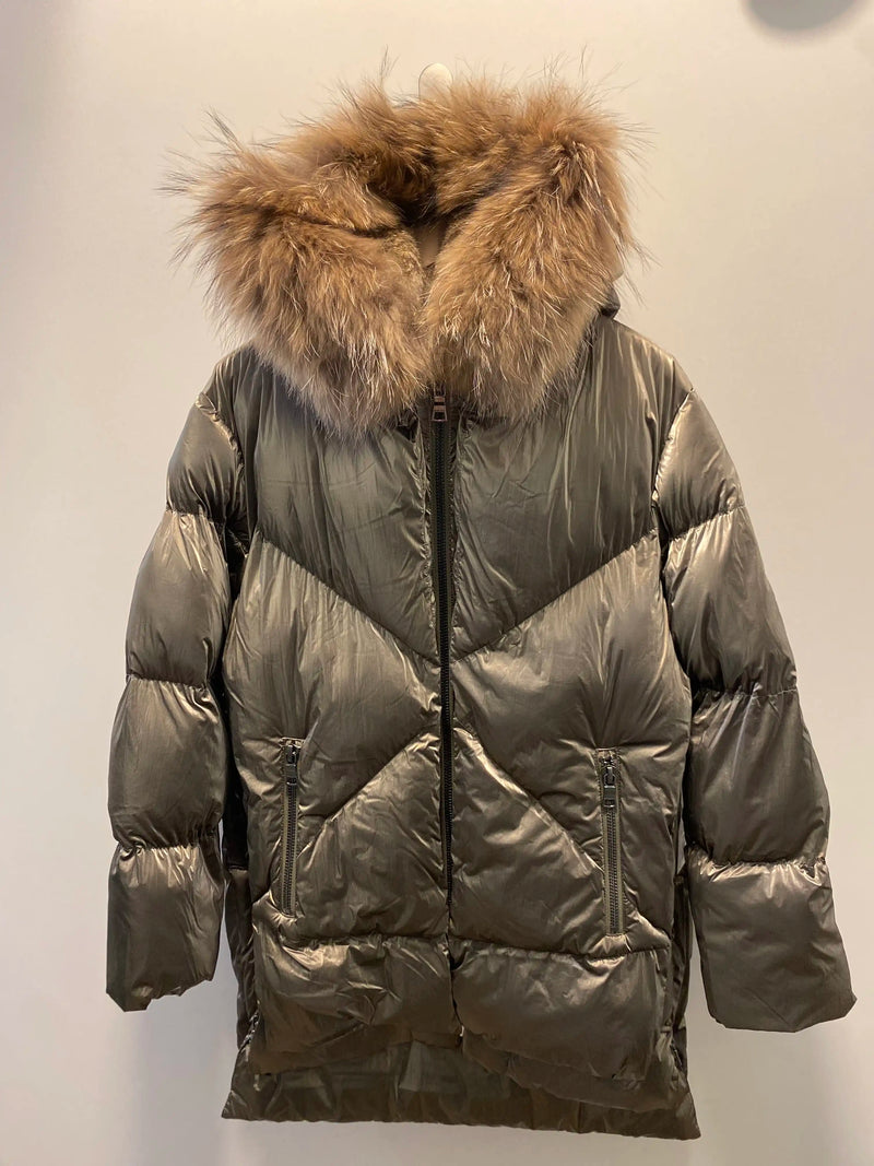 Doudoune Blonde N°8 Frost M Kaki Metallic