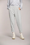 Chino Mason's Easy Jogger Prince de galles Gris clair