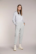 Chino Mason's Easy Jogger Prince de galles Gris clair