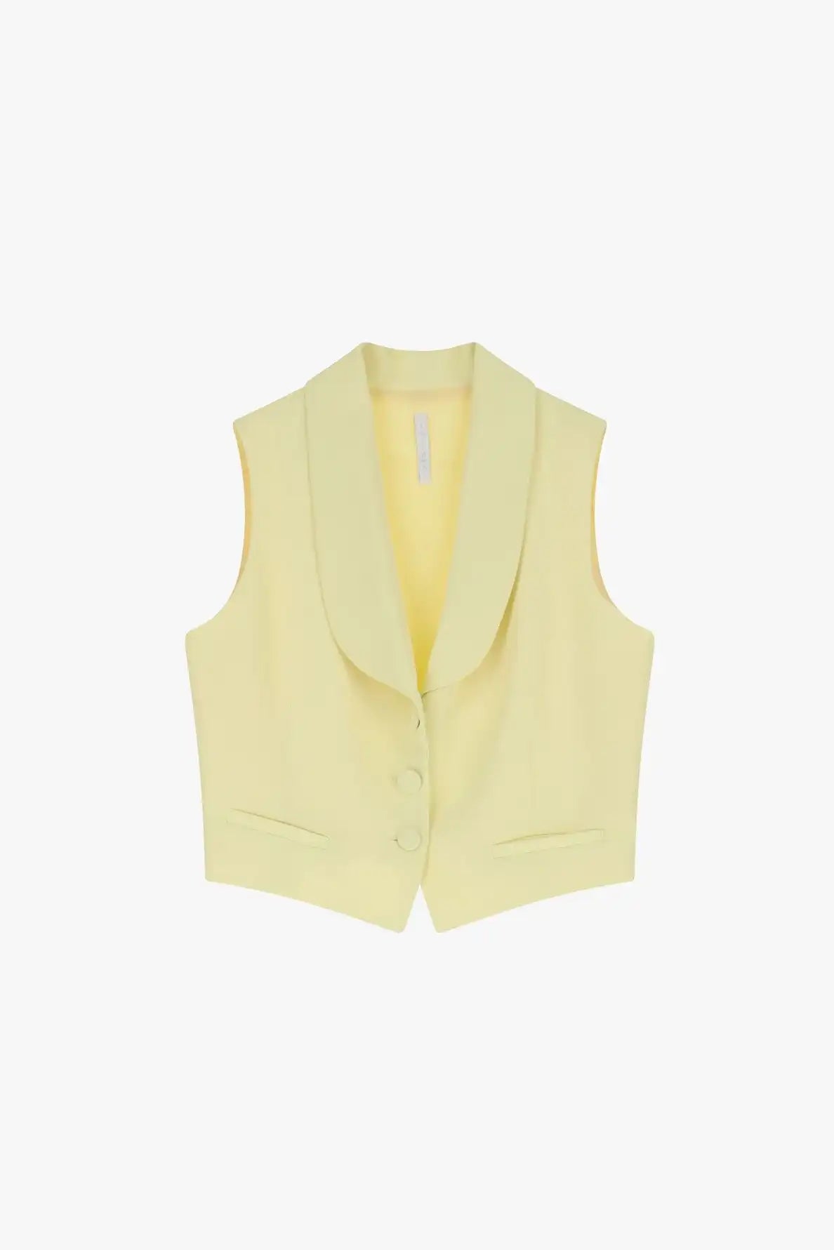 Gilet Imperial boutonné Canarino
