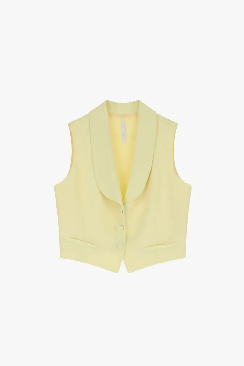 Gilet Imperial boutonné Canarino