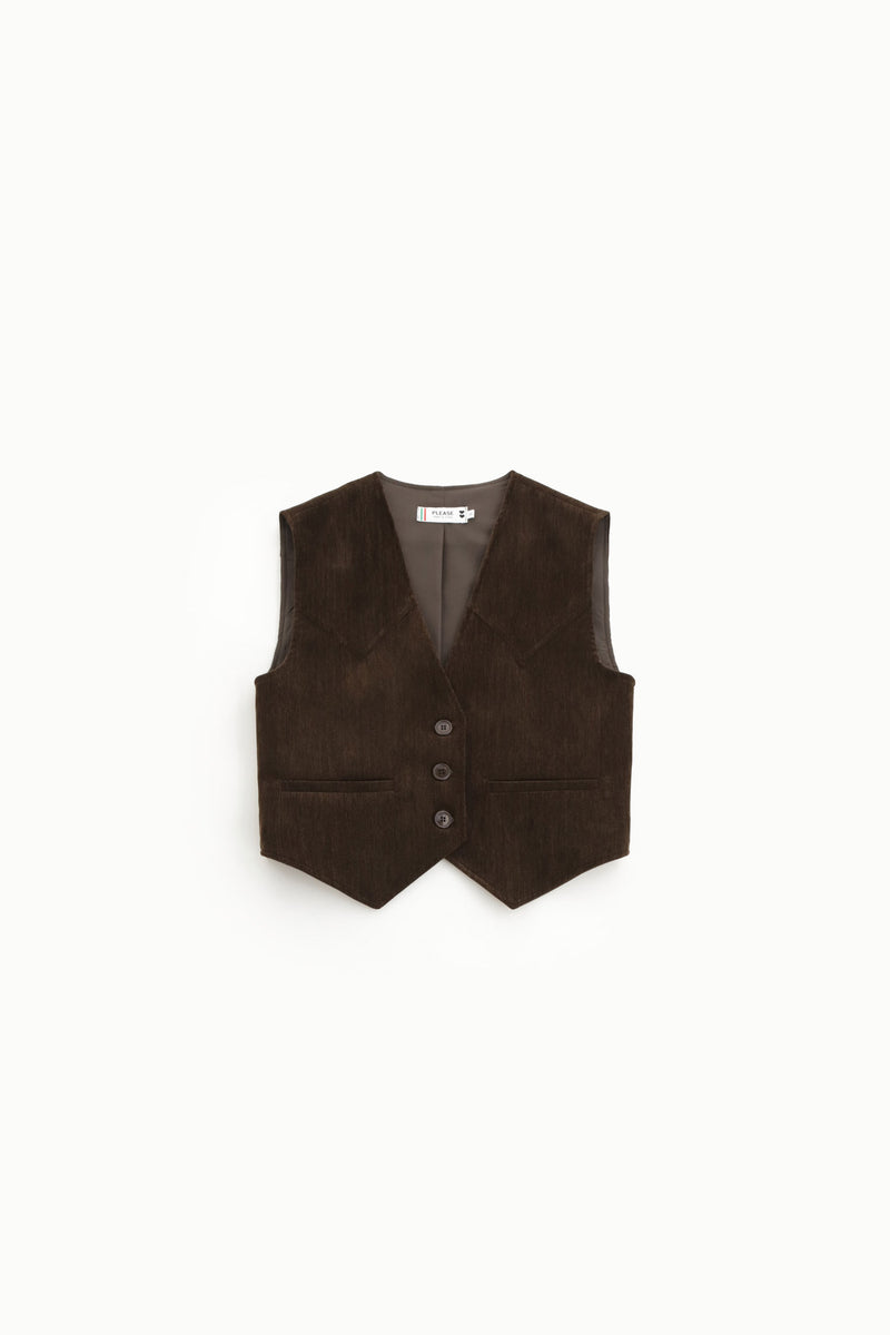 Gilet Please
 boutonnage frontal