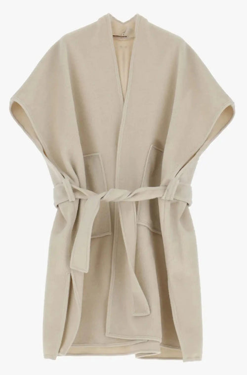 Gilet style Poncho Please Panna