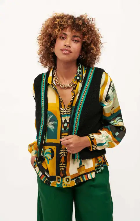 Gilet sans manche Wild Boléro Laya Noir