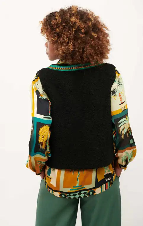 Gilet sans manche Wild Boléro Laya Noir