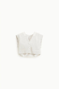 Gilet sans manche rayé Imperial Panna
