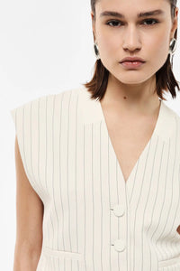 Gilet sans manche rayé Imperial Panna