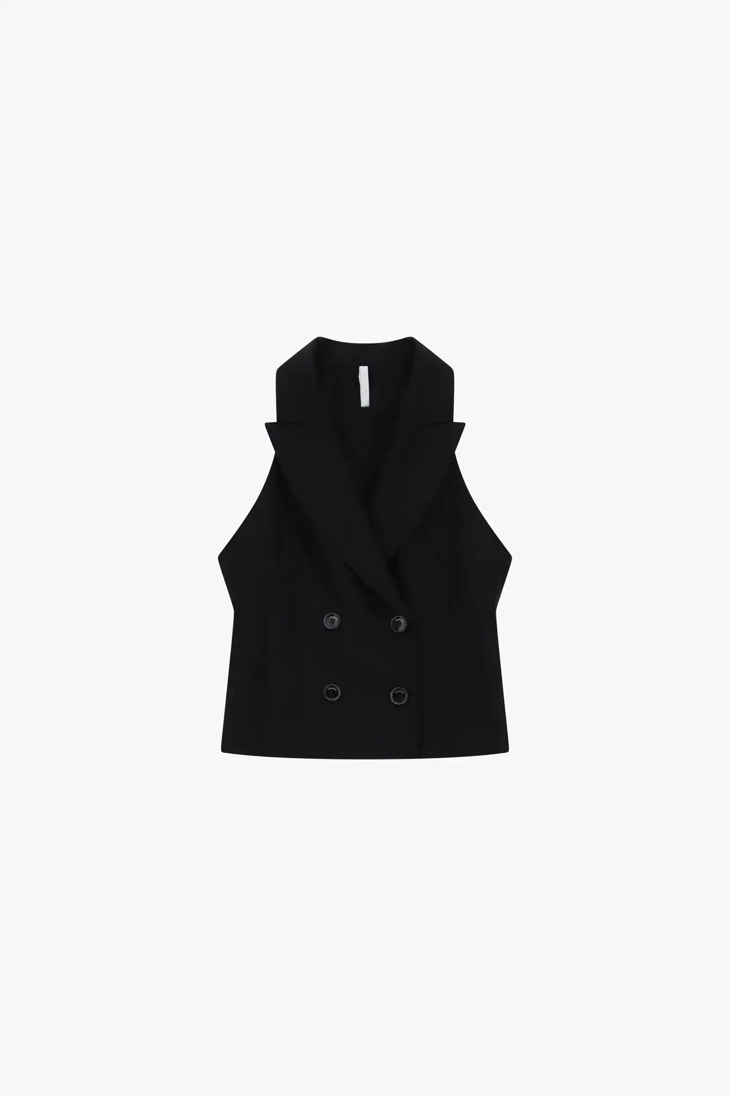 Gilet Imperial tailleur croisé Nero