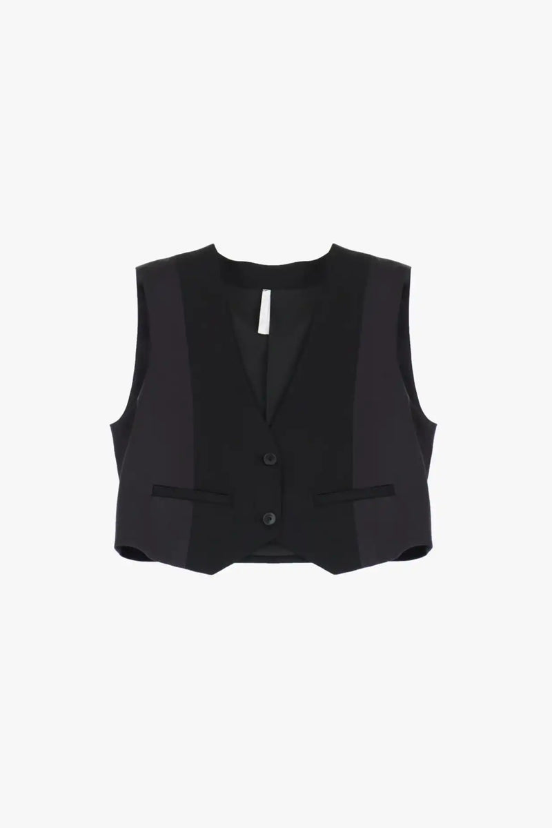 Gilet Imperial Satin Nero