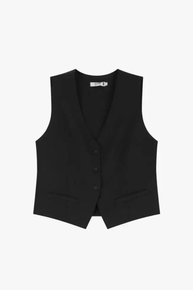 Gilet Please court Nero